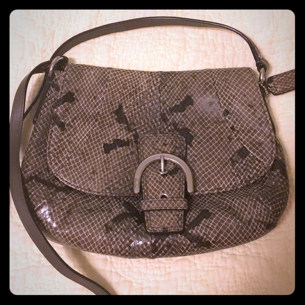 Coach Python Print Crossbody Bag - image 1